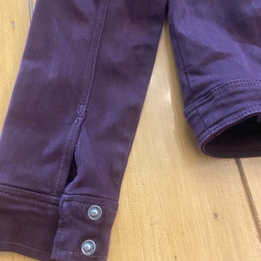 Liverpool Women’s Purple Denim Jean Jacket Size S great condition - Picture 6 of 13